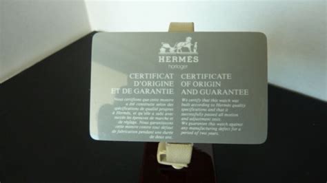 hermes warranty card|hermes online ordering.